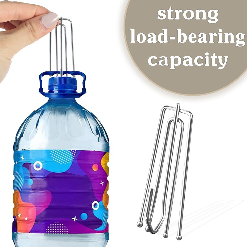 40Pcs Curtain Pleat Hooks for Drapes, Drapery Pins Drapery Hooks