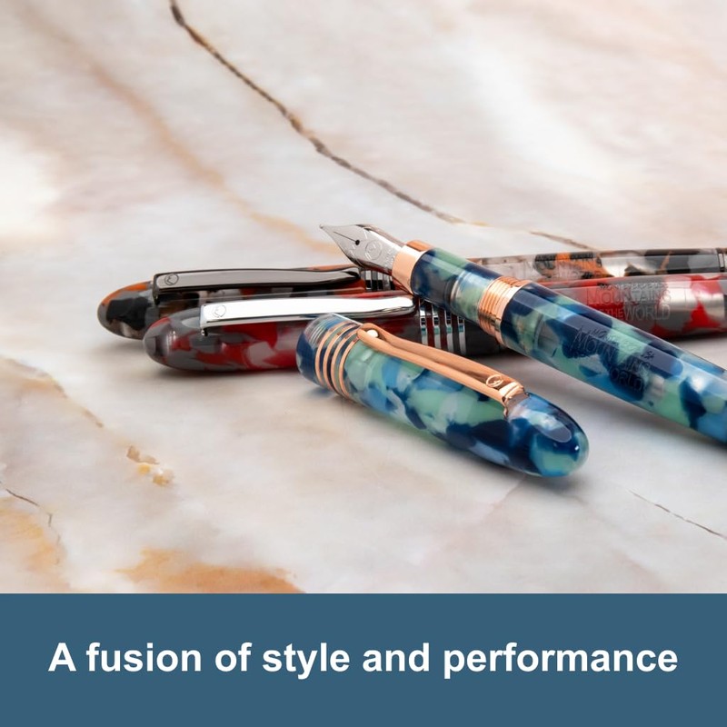 Monteverde Blue Mountain Fountain Pen - EF