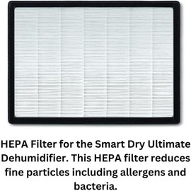 [2 Pack] iDeer life HEPA filter LAD500 - Compatible with Breville the Smart Dry Ultimate Dehumidifier LAD500