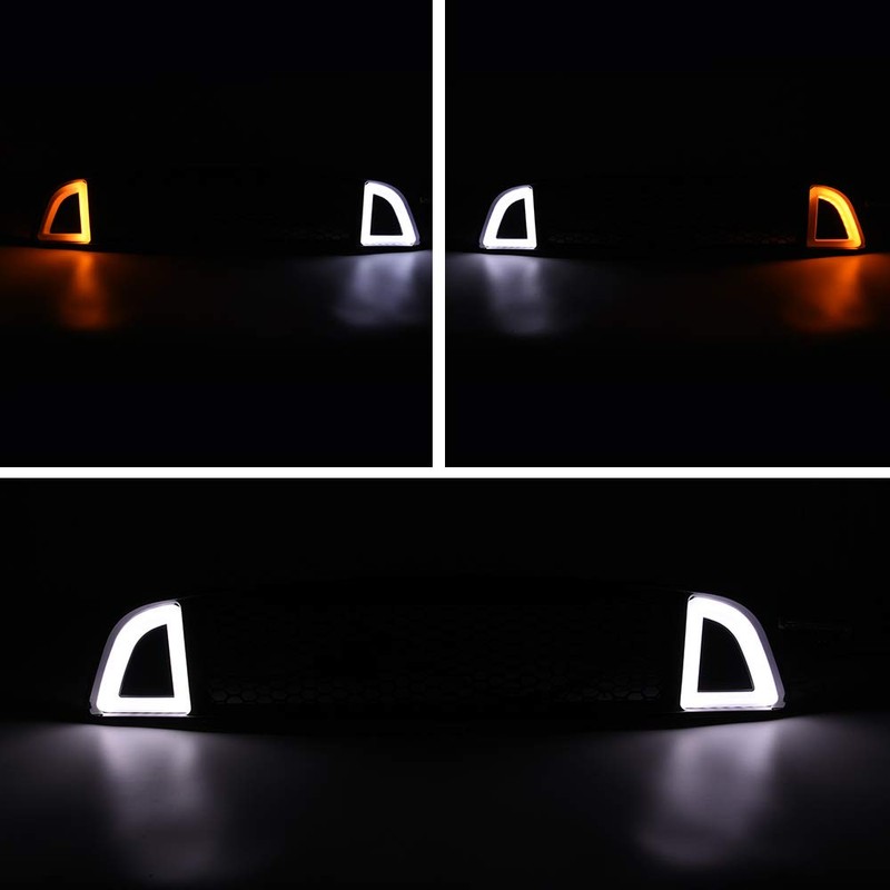 CHEDA Front Upper Mesh Grille Grill, Compatible with 2018-2021 Ford