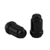 Rocket Racing Wheels C7004B 1/2 Spline Drive Lug Nut Black
