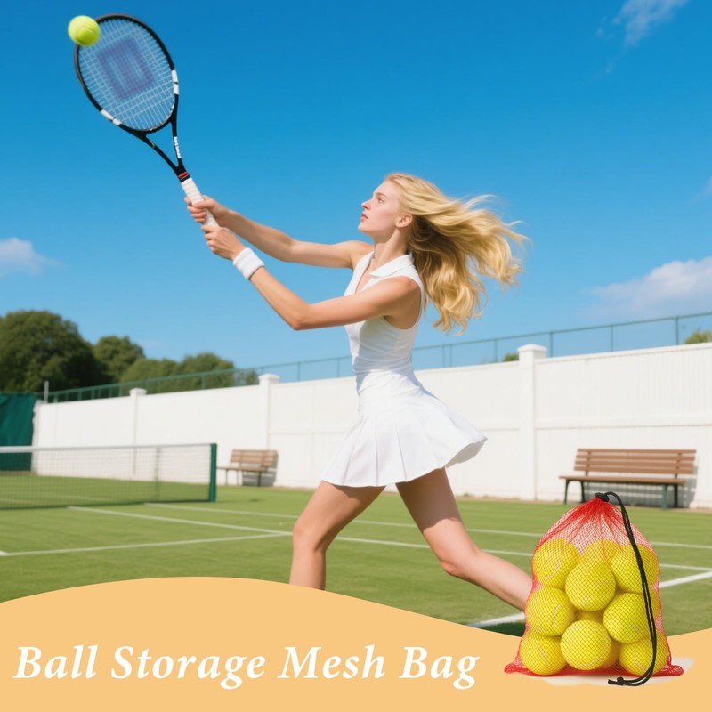 6 Pcs Colour Nylon Mesh Drawstring Bags Mesh-Bags Drawstring 16x14