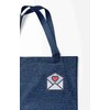 Green Fish Denim Tote Bag Printed Shopping Bag Machine Washable