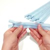 10 Invisible Zippers Closed, Many Sizes and Colours Available, 3
