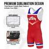 Exxact Sports Sublimated Men's Wrestling Singlet, High-Performance Powerlifting Singlet, Wrestling