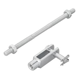 ProPlus Brake rod 160 mm with fork head M8