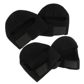 Beavorty 2 Pairs Adjustable Heel Protectors for Pressure Sores Hook and Loop Heel Covers with Soft Fabric to Reduce Tingling and Swelling for Foot Comfort