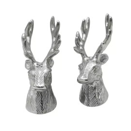 Providence Deer Stag Head Reindeer Salt & Pepper Shakers - Christmas