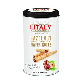 Litaly Hazelnut Wafer Rolls, 14.1oz