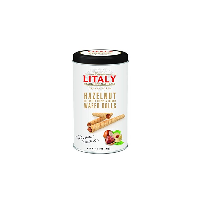 Litaly Hazelnut Wafer Rolls, 14.1oz