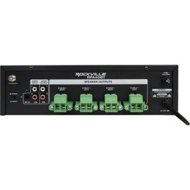 Rockville RPA40BT 4-Zone 4-Channel 1000W Home Stereo Bluetooth Amplifier Receiver, Optical, USB, RCA Inputs, Includes Remote - Perfect for Home Audio, Multi-Room Sound System