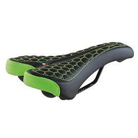 Selle Montegrappa FatBike Saddle MTB Trekking Unisex SM 4010 in 6 Colours Made in Italy, black green