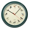 Belinlen 13 Inch Singing Bird Wall Clock Light Sensor Bird