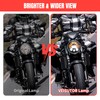 VEISUTOR Motorcycle 7 Inch Round LED Headlight, Projector LED Headlamp