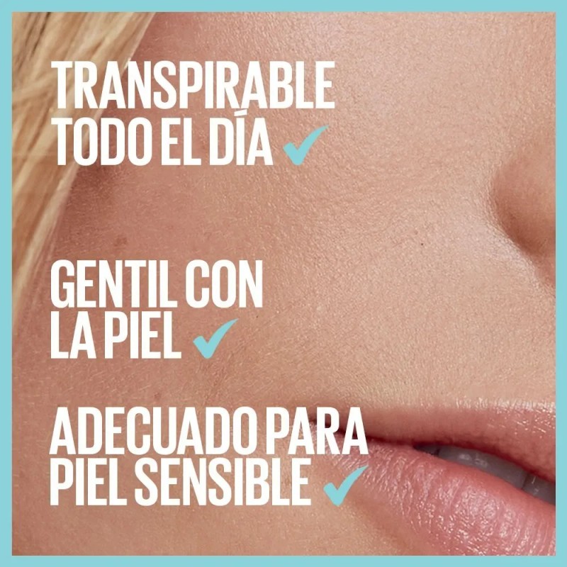 Maybelline Base Maquillaje Polvo Fit Me, control brillo, protector solar,
