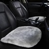MLOVESIE Genuine Sheepskin Car Seat Cushion Australian Natural Wool Auto