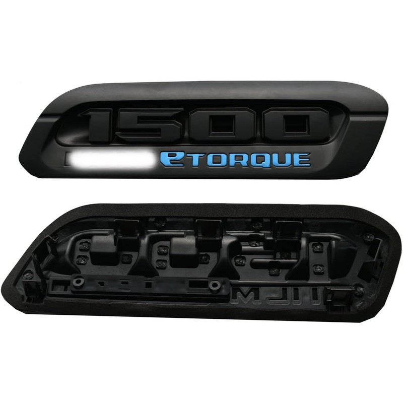 Pair Set 1500 Etorque Exterior Badges Emblems Hood Left Right