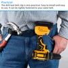 8 Pcs Electric Drill Belt Clip Replacement Hooks Clips Tools,