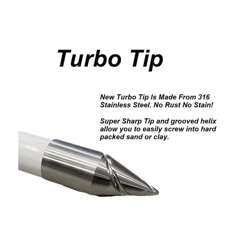 Island Anchor - 3/4" x 8' (White) (Pole + Bungee