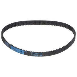 sourcing map HTD-5M Rubber Timing Belt 116 Teeth, 580mm Pitch Length x 15mm Width x 3.6mm Height, Closed Loop Pulley Timing Belt