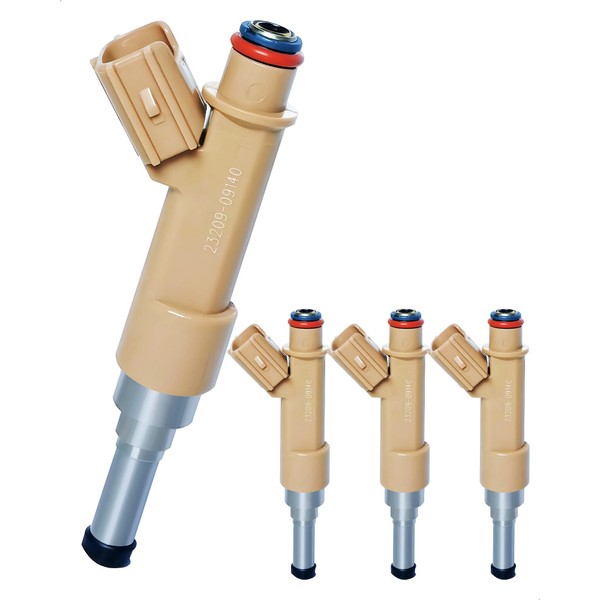Amblee 4-Count Fuel Injector Compatible with Toyota Corolla 2009-2018, Matrix