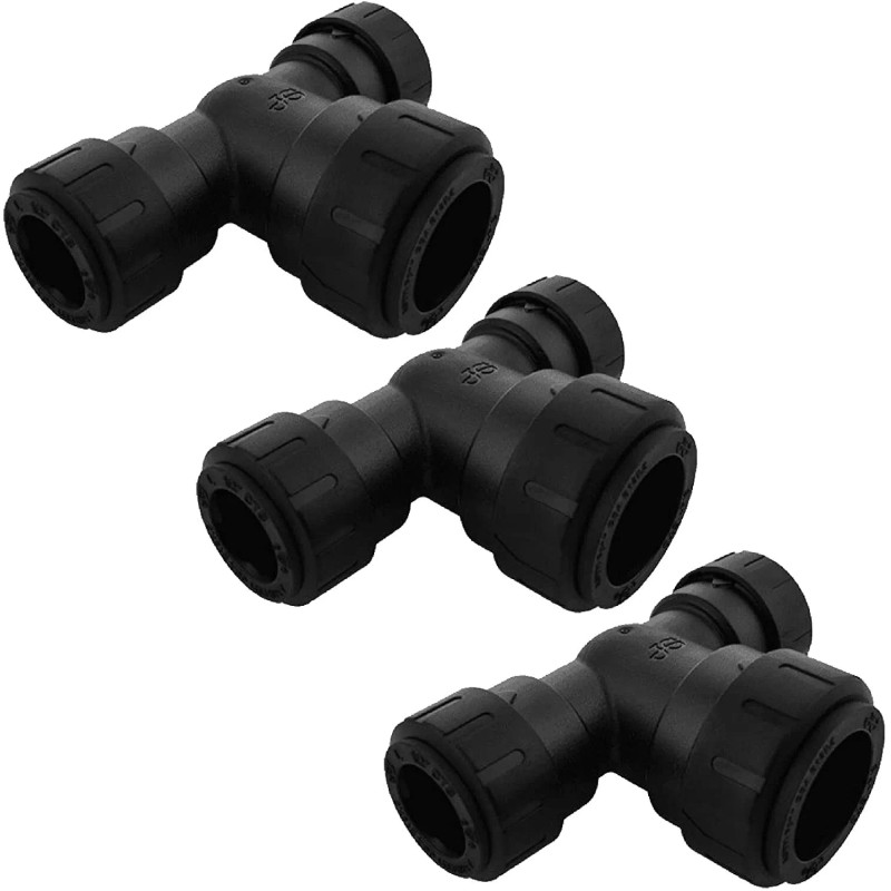 SHARKBITE 3) SharkBite ProLock 1/2" x 1/2" x 3/4" Push-to-Connec