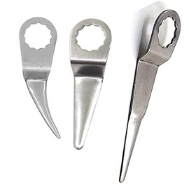 Pneumatic Air Windshield Knife Air Windshield Remover Blades Bent Curved Blades 90mm Long Straight Windshield Cutter Blades for Car Door Window Seal Cutter Windscreen Removal Tool