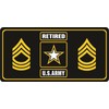 U.S. Army Retired Master Sergeant Photo License Plate