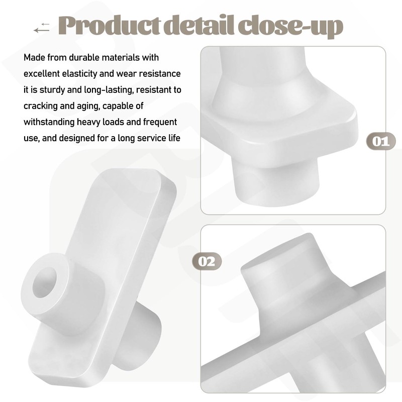 4 Pack MCR620965 Refrigerator Vegetable Tray Crisper Drawer Wheel Mount