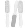 Ipetboom 3pcs Stainless Steel Foot File Exfoliating Scrub File Double