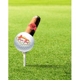 Golf Ball Cigar Holder-Golf Cigar Holder for Golfers Golf Ball Stogie Holder