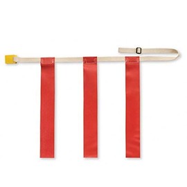 TRIPLE THREAT Flag Football Belts, Red, Large (EACH)