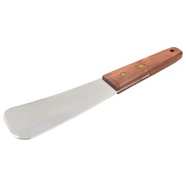 Uenhoy Ice Cream Spade with Wooden Handle, Stainless Steel Ice Cream Shovel, Ice Cream Scoop Dessert Spade Butter Cutter, Flat Shape