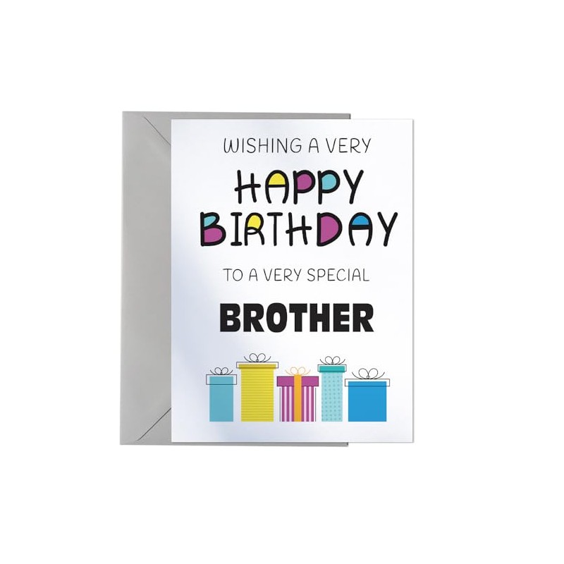 Happy Birthday Card To A Very Special Brother
