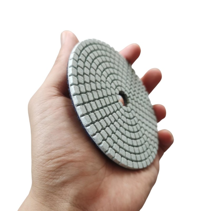 SUSUKII 4 Inch Wet Dry Diamond Polishing Pads Set with