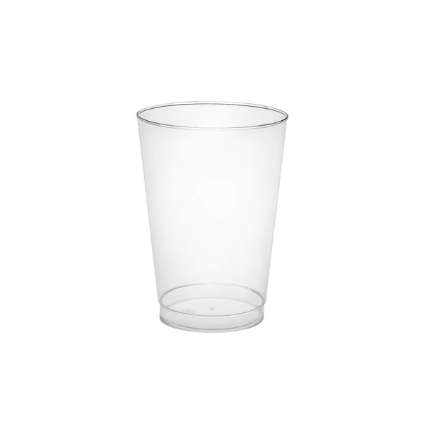 Party Essentials Plastic Party Cups, 25-Count, Clear