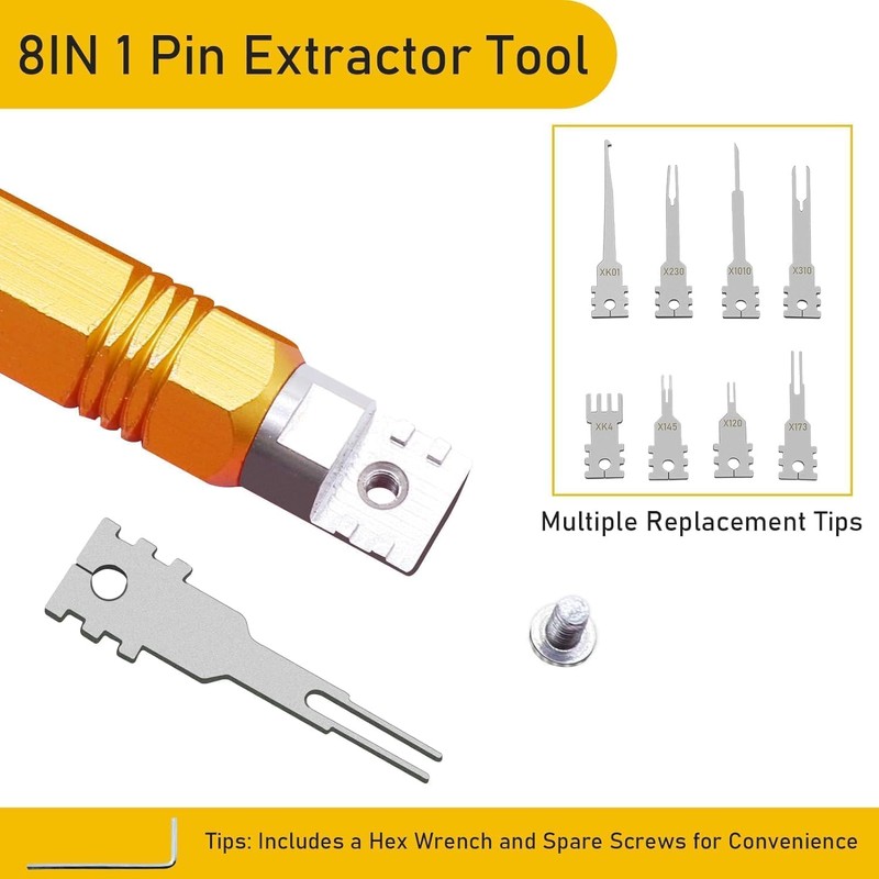 CHANG QI Car Pin Tool, Car Pin Tool Kit 8