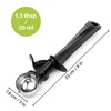 Stainless Steel Ice Cream Scoop, 1.3 tbsp, Ice Ball Scoop,