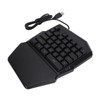 One Handed Gaming Keyboard USB Wired RGB Backlit 35 Keys
