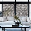 DKTIE Boho Stained Glass Look Window Privacy Film with Installation