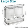 First-zgel Utensil Holder for Kitchen Counter, Plastic Cooking Utensil Organizer