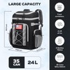 Maelstrom Backpack Cooler,Soft Lightweight Leakproof Cooler Backpack,35 Can Insulated Cooler