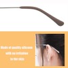 UPIONIC Glasses End Tips, Anti-Slip Silicone Ear Sock Pieces Tube