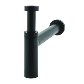 Wirquin, Teos Design 30724757 Washbasin Siphon Black
