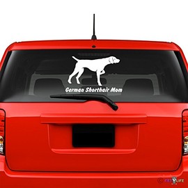 Mister Petlife German Shorthaired Pointer Mom Windshield Sticker Vinyl Auto Window GSP dk