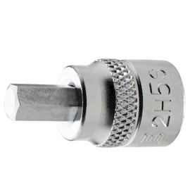 TONE Short Hexagon Socket 2H-05S Insertion Angle 0.25 inch (6.35 mm) (1/4 mm), Double Side Width 0.2 inch (5 mm)