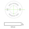 GYM MASTER Pair of 2" Coloured Rubber Fractional Change Plates