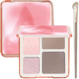 Paleta Contorno De Maquillaje 4 En 1, Resaltador, Cara Iluminador                                                                                     