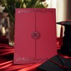 JUYRLE 2024 Graduation Guest Book Alternative- Black and Red 2024