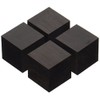 Yamamoto Acoustics Craft Cube Base African Ebony Wood (4 Pieces)
